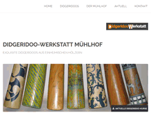 Tablet Screenshot of didgeridoo-werkstatt.ch